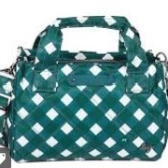Lug Classic Quilted Crossbody with Tote Handles - Jitterbug - Picture 9 of 11